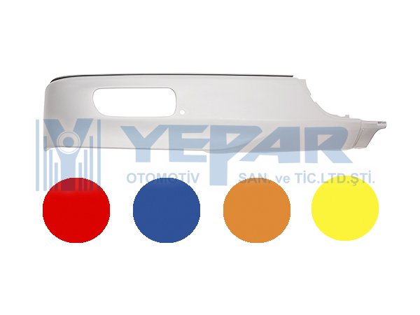 SPOILER NEW MODEL AXOR WITH FOG LAMP PLACE OPEN RH COLOURFUL  - YPR-100.472