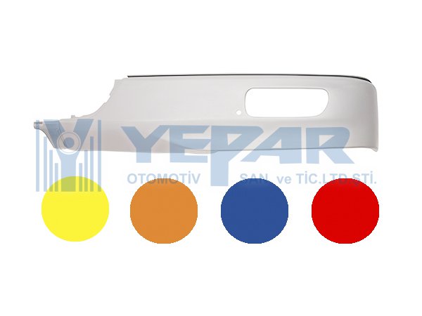 SPOILER NEW MODEL AXOR WITH FOG LAMP PLACE OPEN LH COLOURFUL  - YPR-100.473