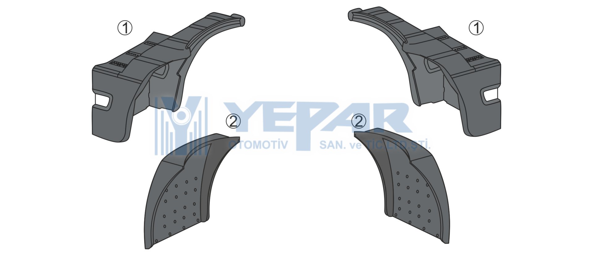 FRONT MUDGUARD ATEGO  - YPR-K261