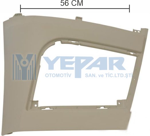 BUMPER ACTROS MP4 RH  - YPR-300.688