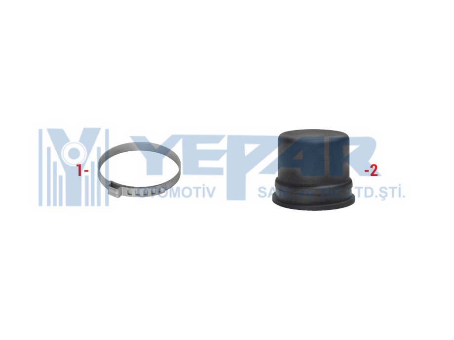 CALIPER OUTER BOOT & CLAMP KIT  - YPR-11084